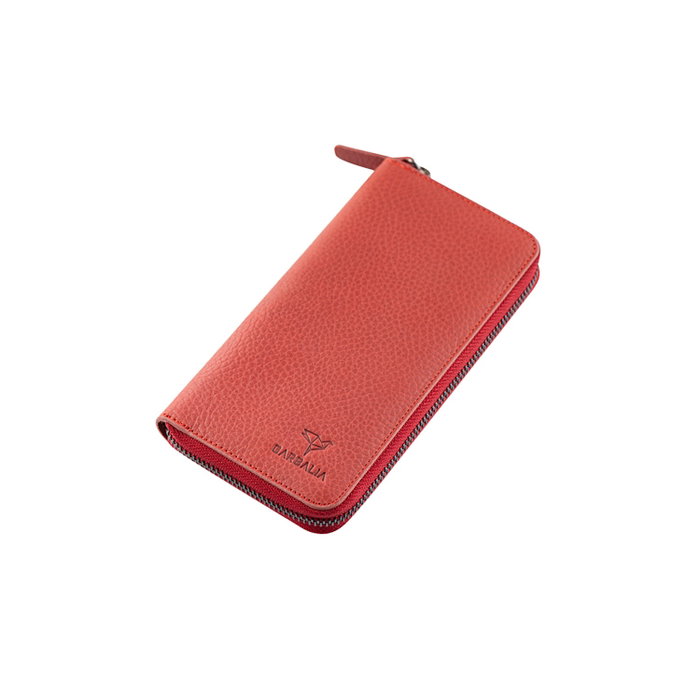 Zoozie Bags Cartera de Mujer Piel 100% Auténtica Rosa Empolvado Lujo Elegancia Sofisticación 19.5x10x2 cm